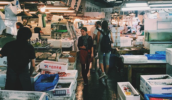 Tsukiji – Mercato del pesce di Tokyo